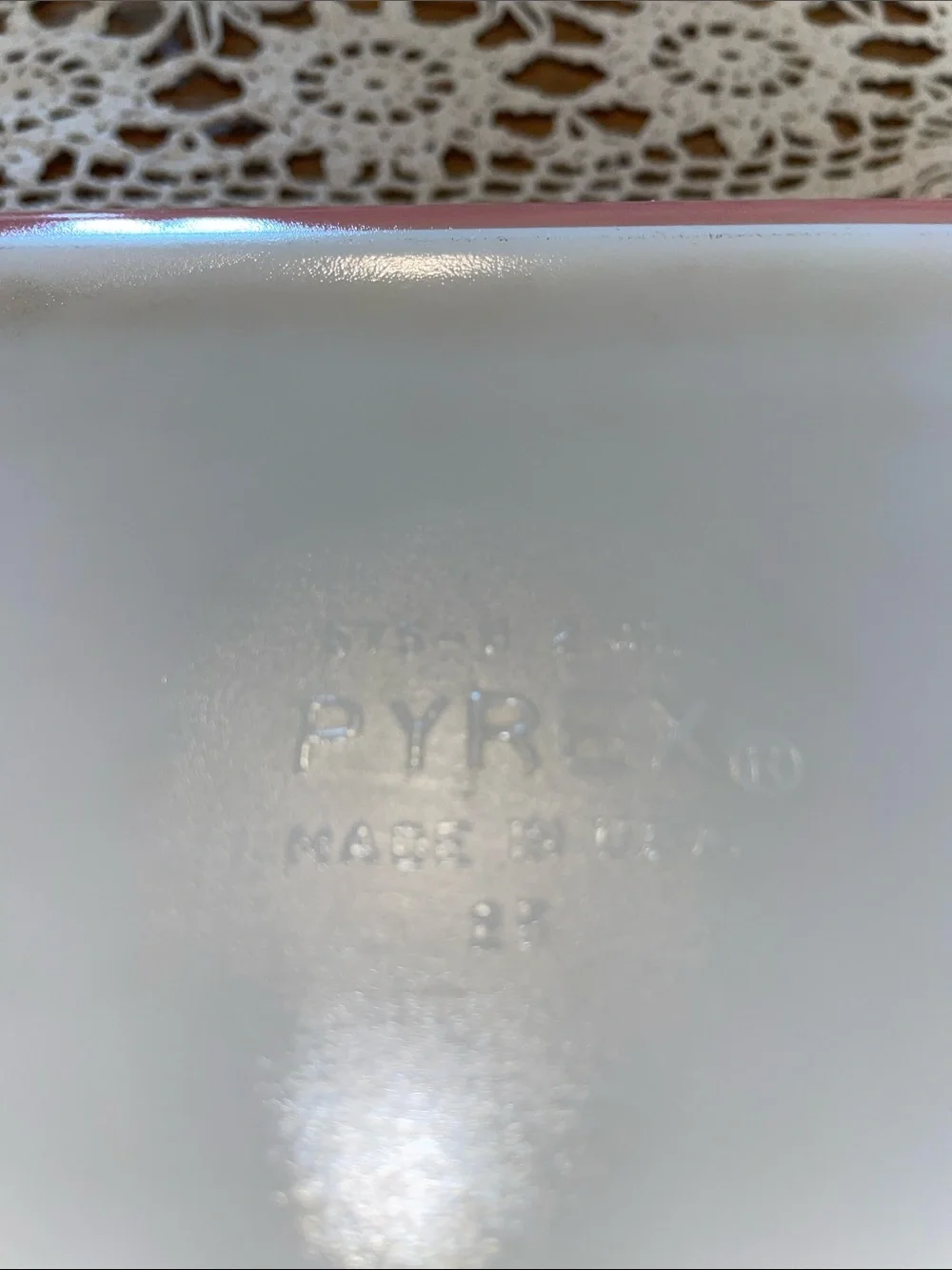 Pyrex Pink Daisy Rectangular Glass Baking Dishes Set
